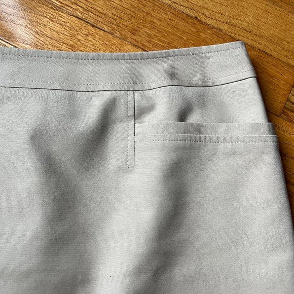 Nordstrom Halogen Khaki/Tan Fully-lined Skirt - Size 12 - Picture 2 of 4